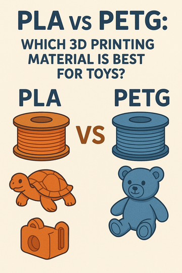 PLA vs PETG: Which 3D Printing Material is Best for Toys? | RS3D