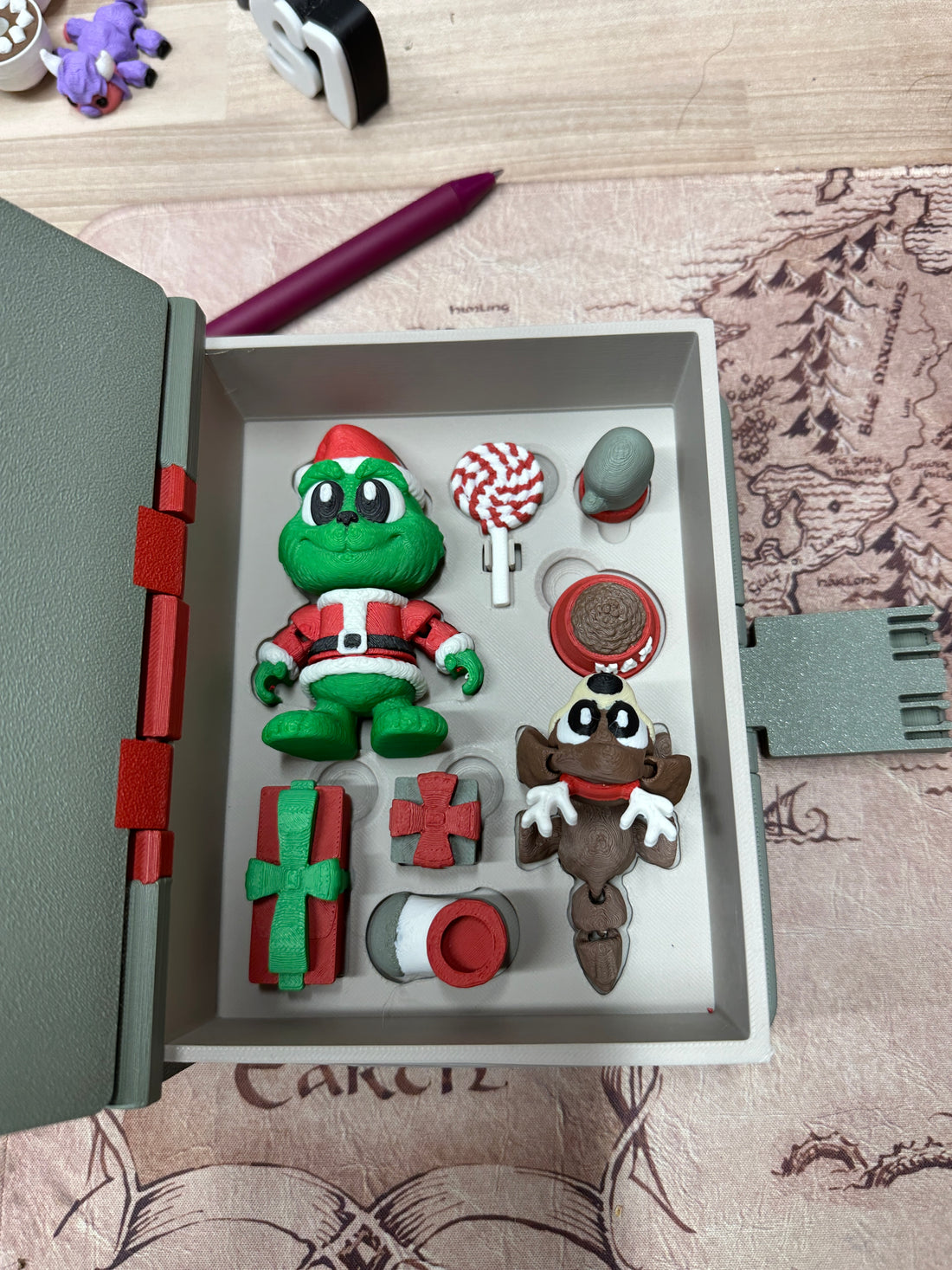 Christmas Green Man Grinch Book