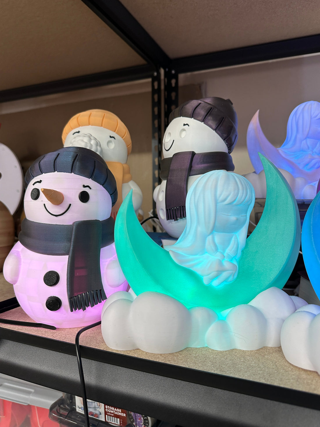 Girl On The Moon Night Light