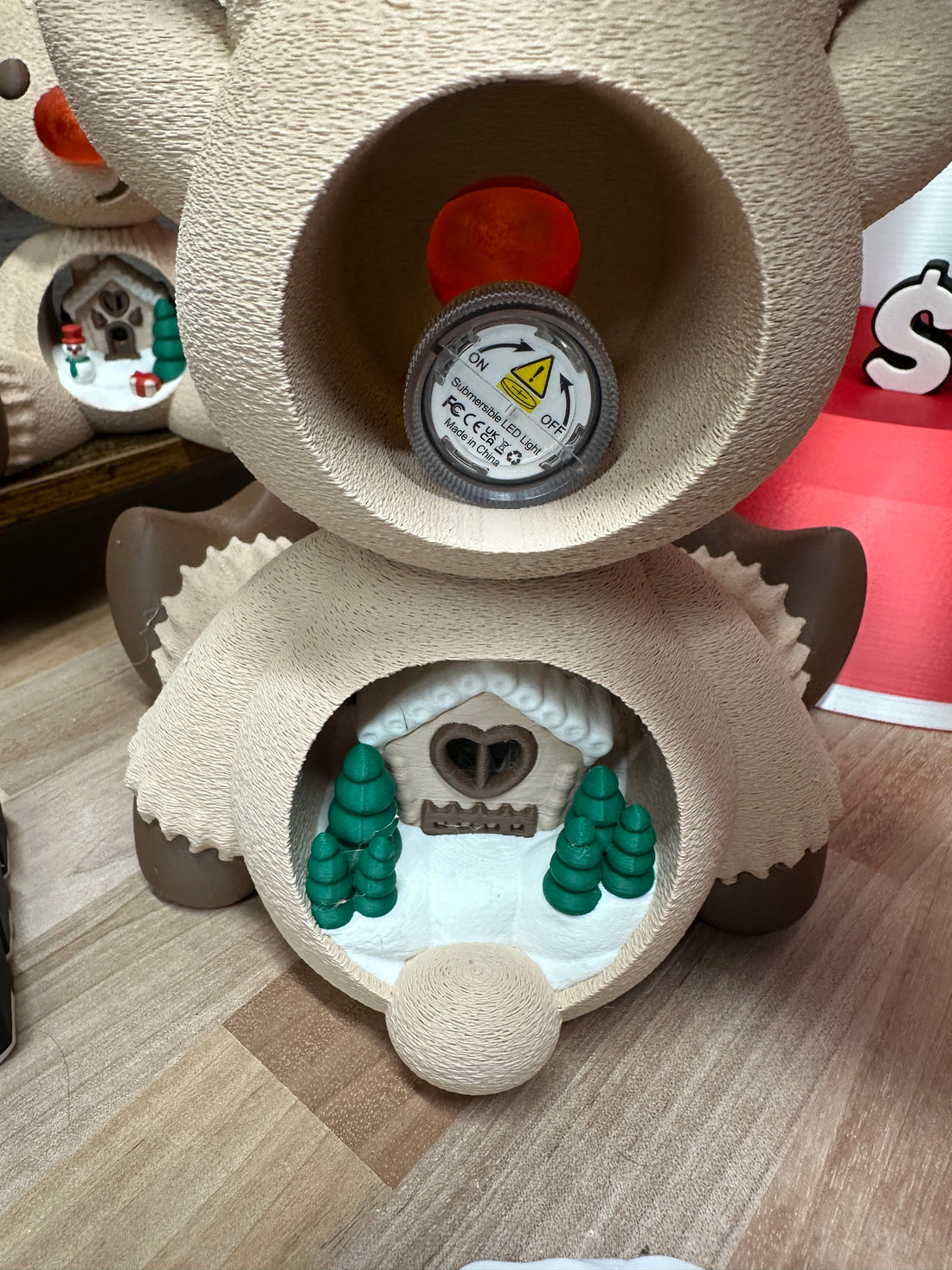 Rudolph the Red Nosed Reindeer in Two Sizes