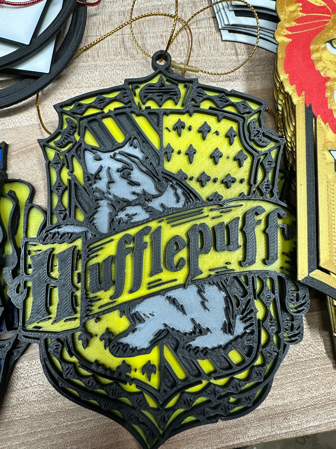 HP Christmas Ornaments All Hour Houses Crests