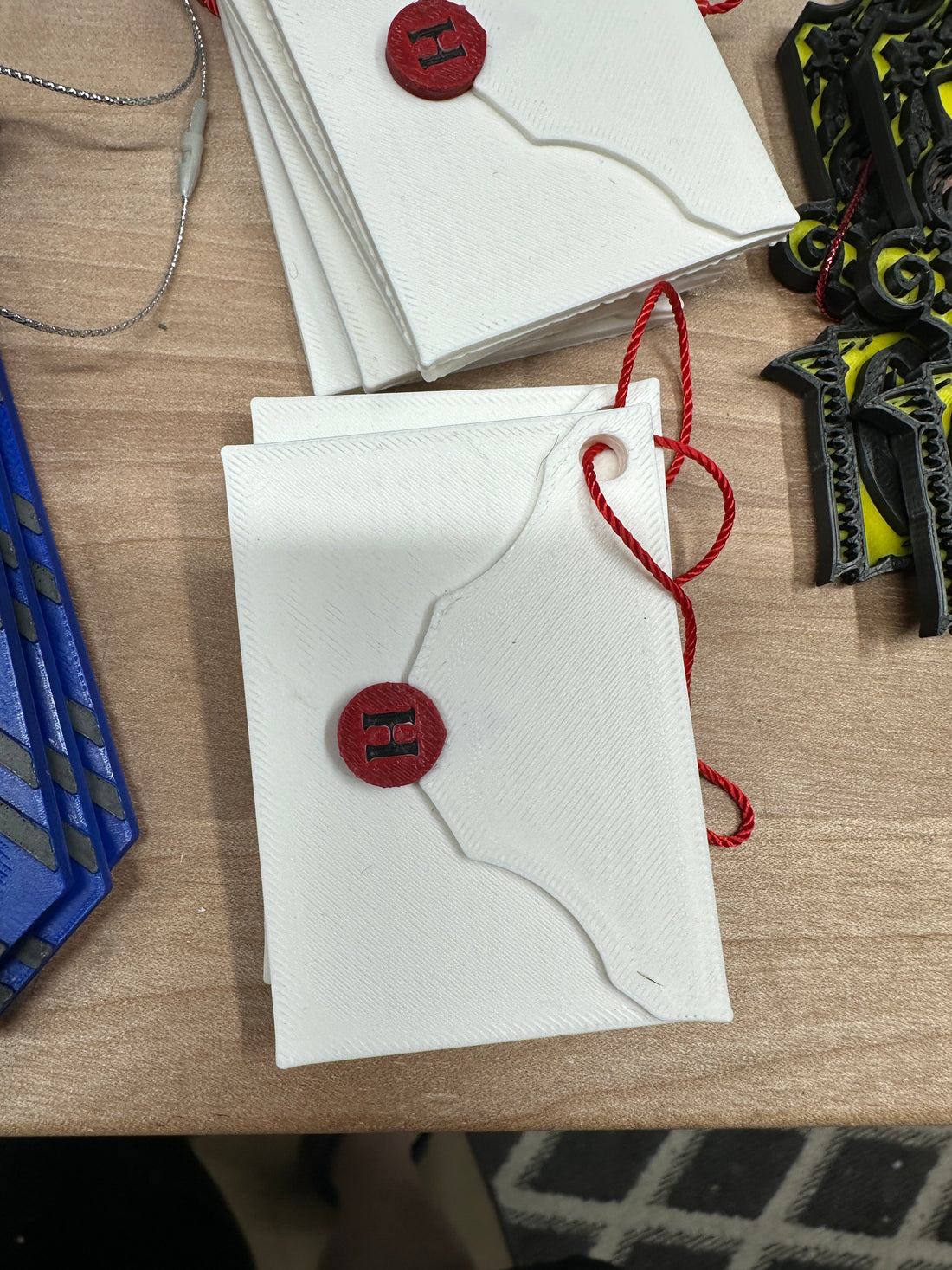 HP Christmas Ornaments Letters