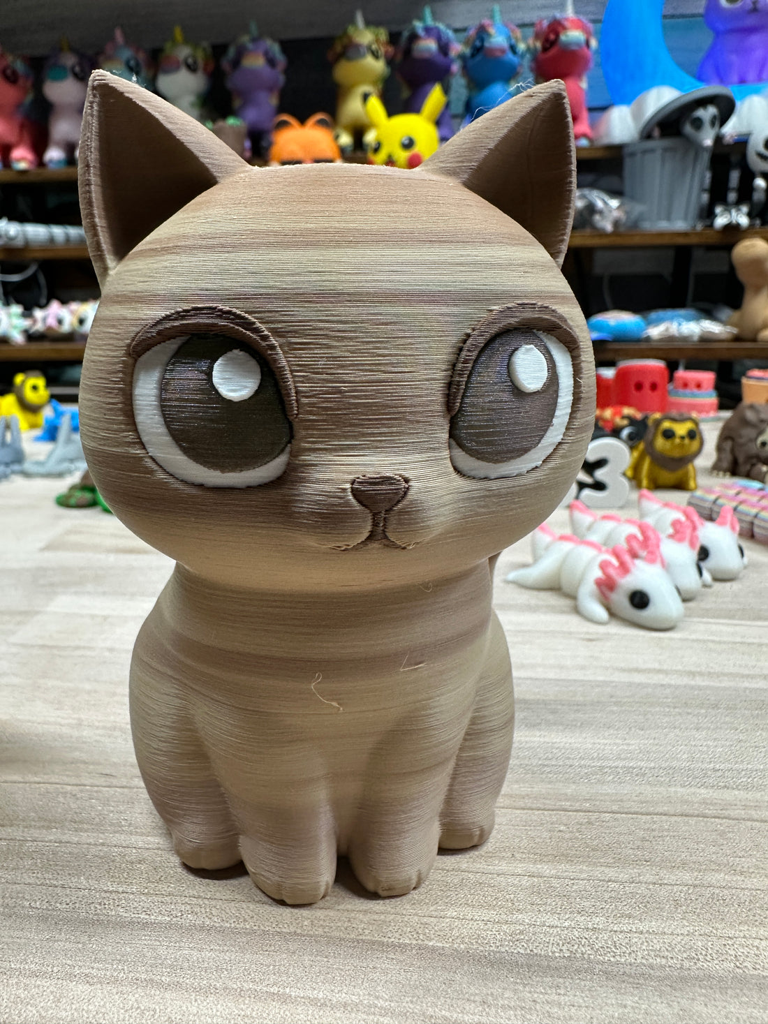 Cat on a Moon Night Light in Multiple Colors