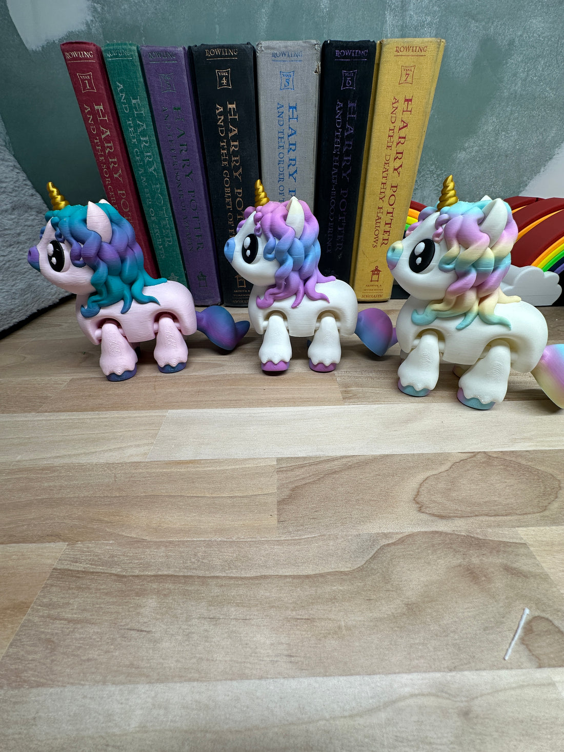 Roxy the Unicorn – Articulating Fidget Toy LARGE – Colors Vary! | RS3D