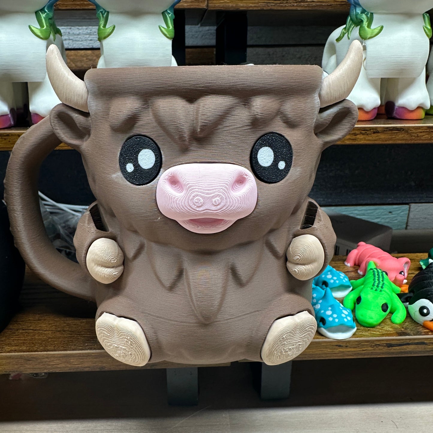 Ferdinand the Highland Cow Ice Cream Pint Holder
