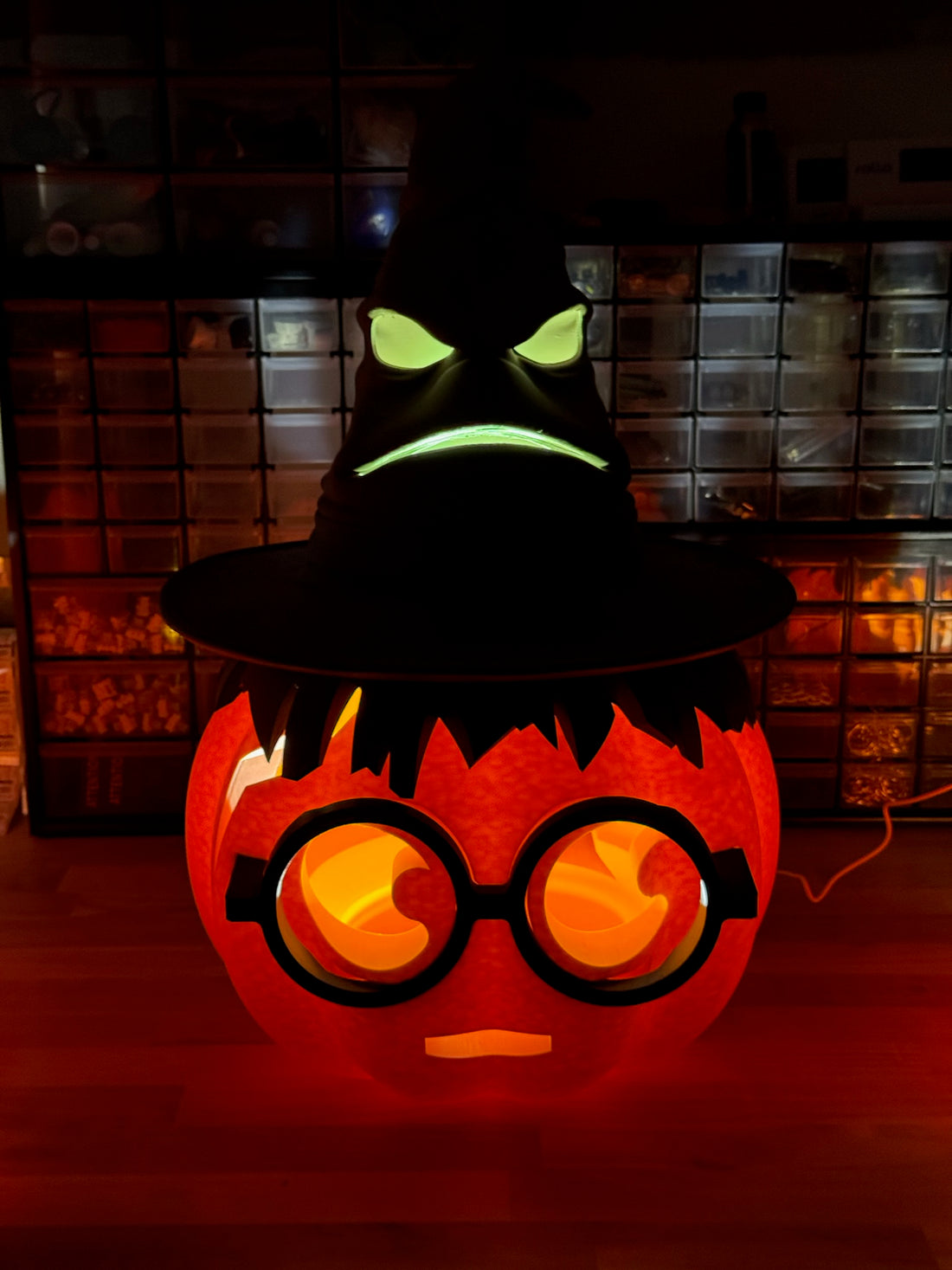 Harry Potter Themed Pumpkin for Halloween with Hat | RS3D