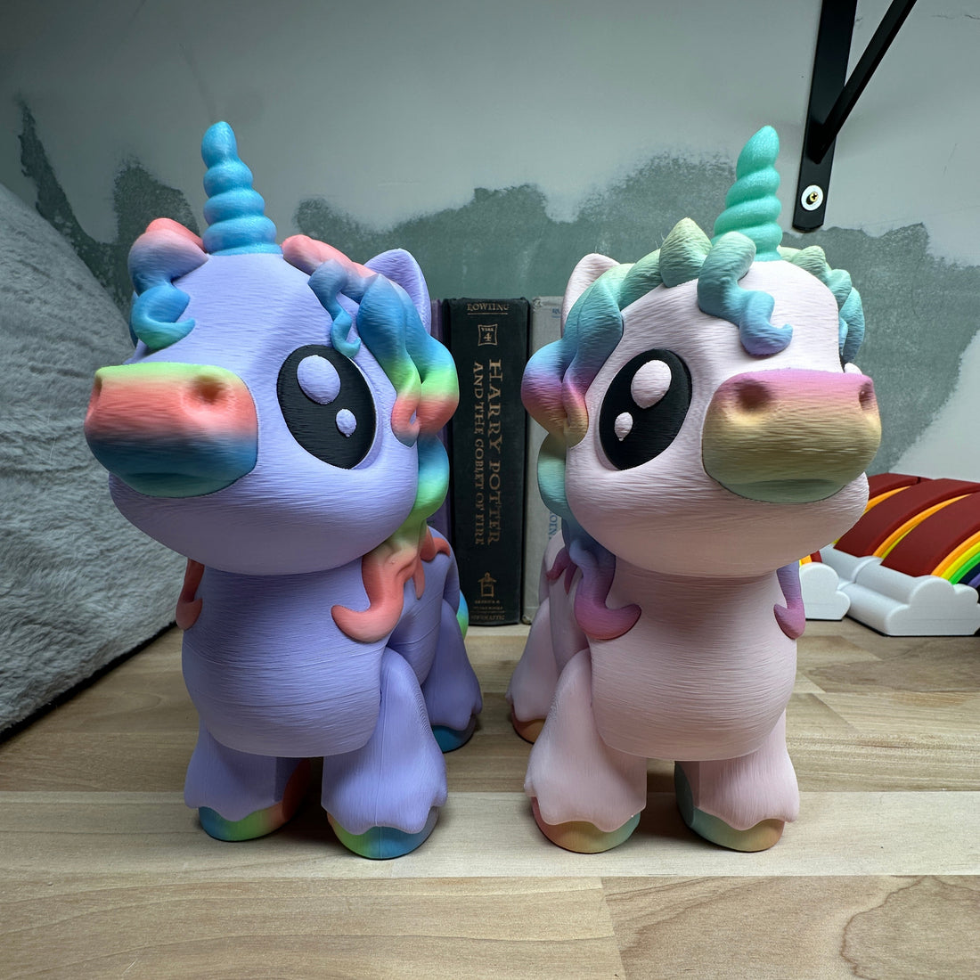 Roxy the Unicorn – Articulating Fidget Toy Extra  LARGE – Colors Vary! | RS3D