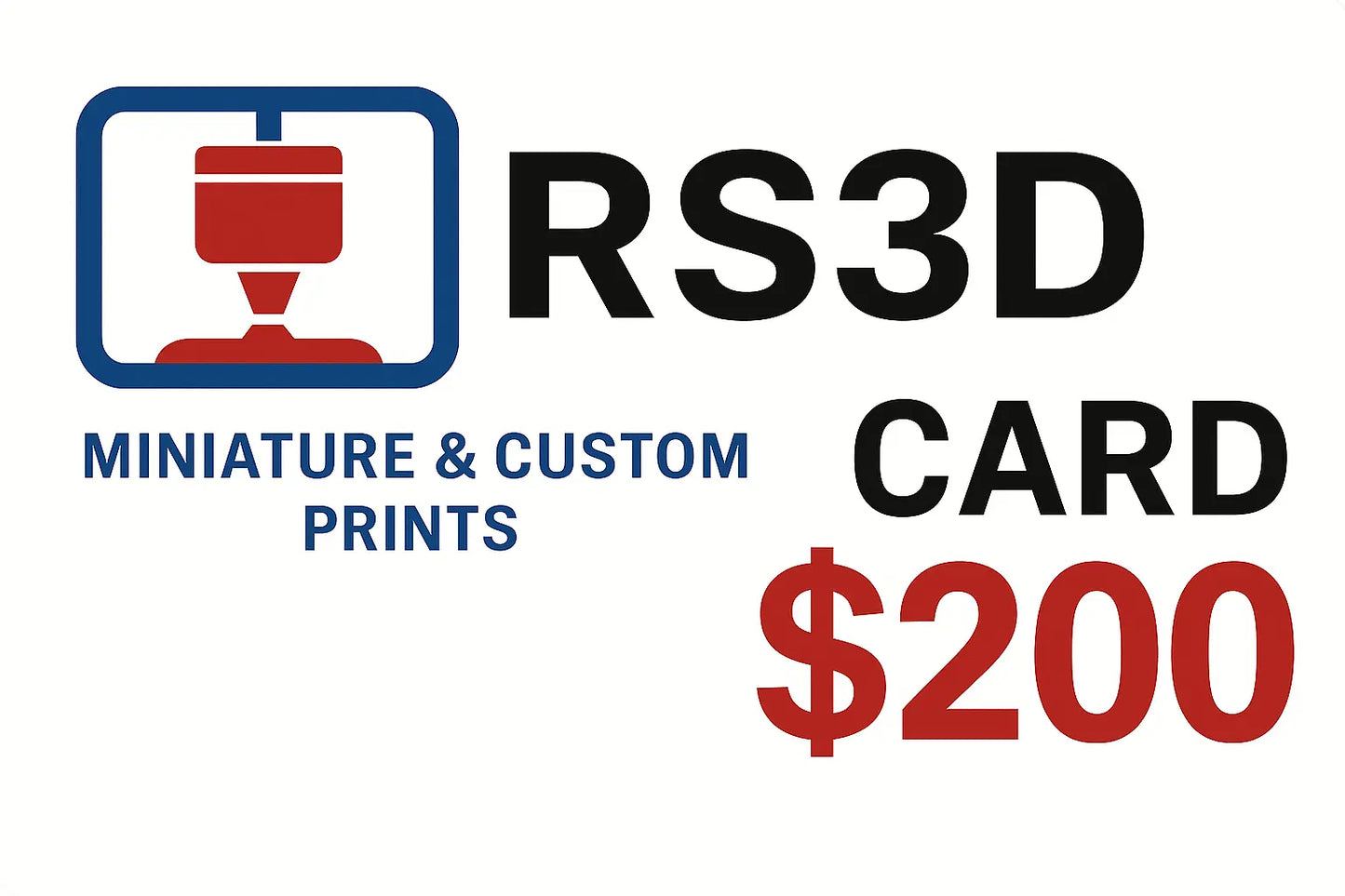 RS3D Store Gift Cards RS3D