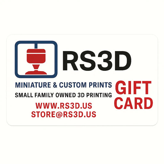 RS3D Store Gift Cards RS3D