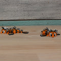 Mini Dragon Butterfly – Articulating Fidget Toy – Bright Orange Edition