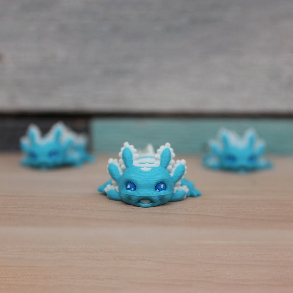 Mini Light Blue Axolotl