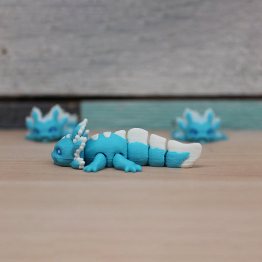 Mini Light Blue Axolotl