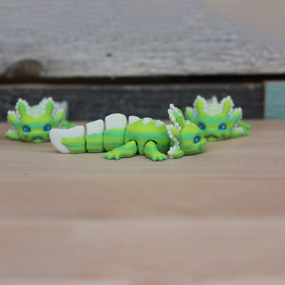 Mini Multi Green Axolotl