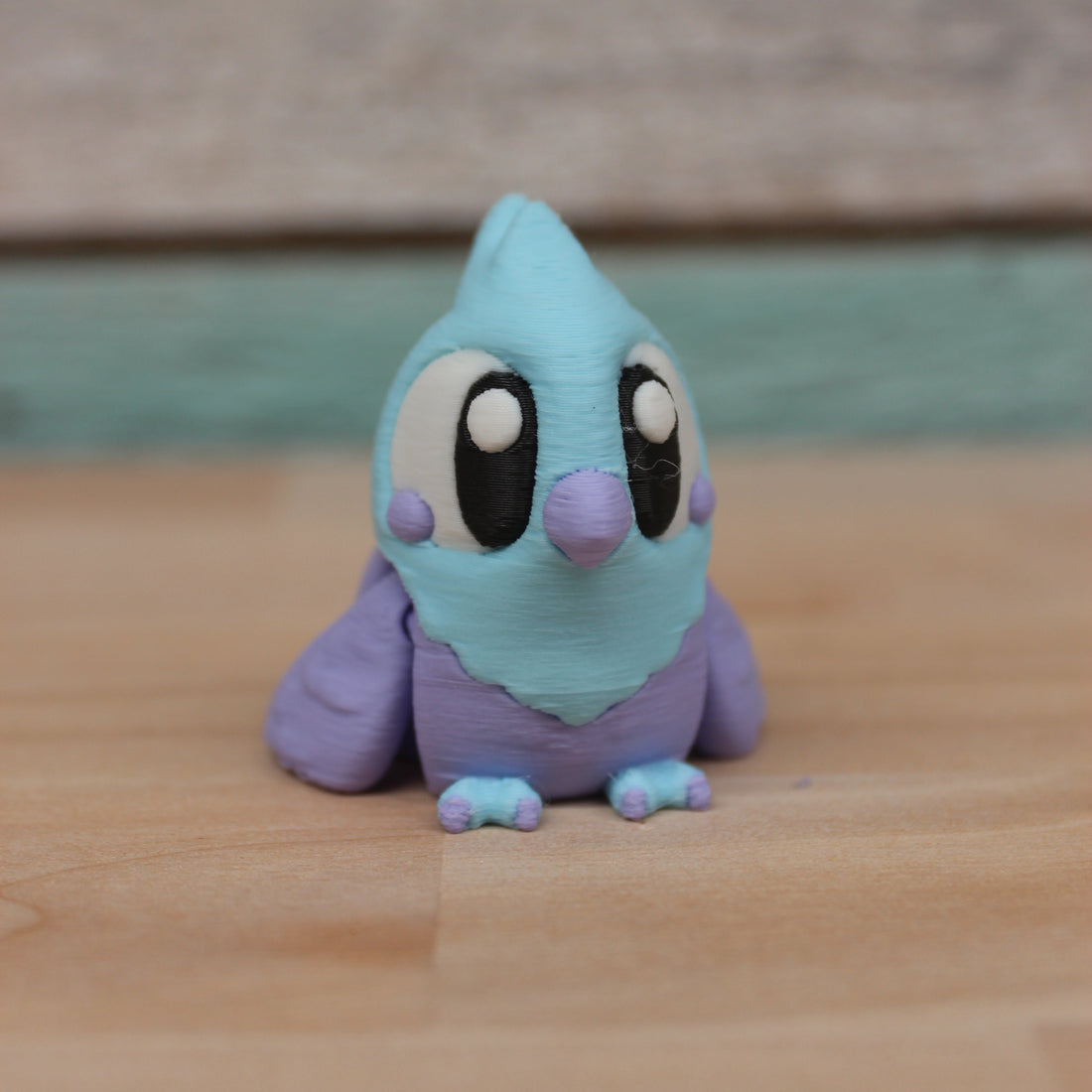 Mavis the Blue and Purple Bird