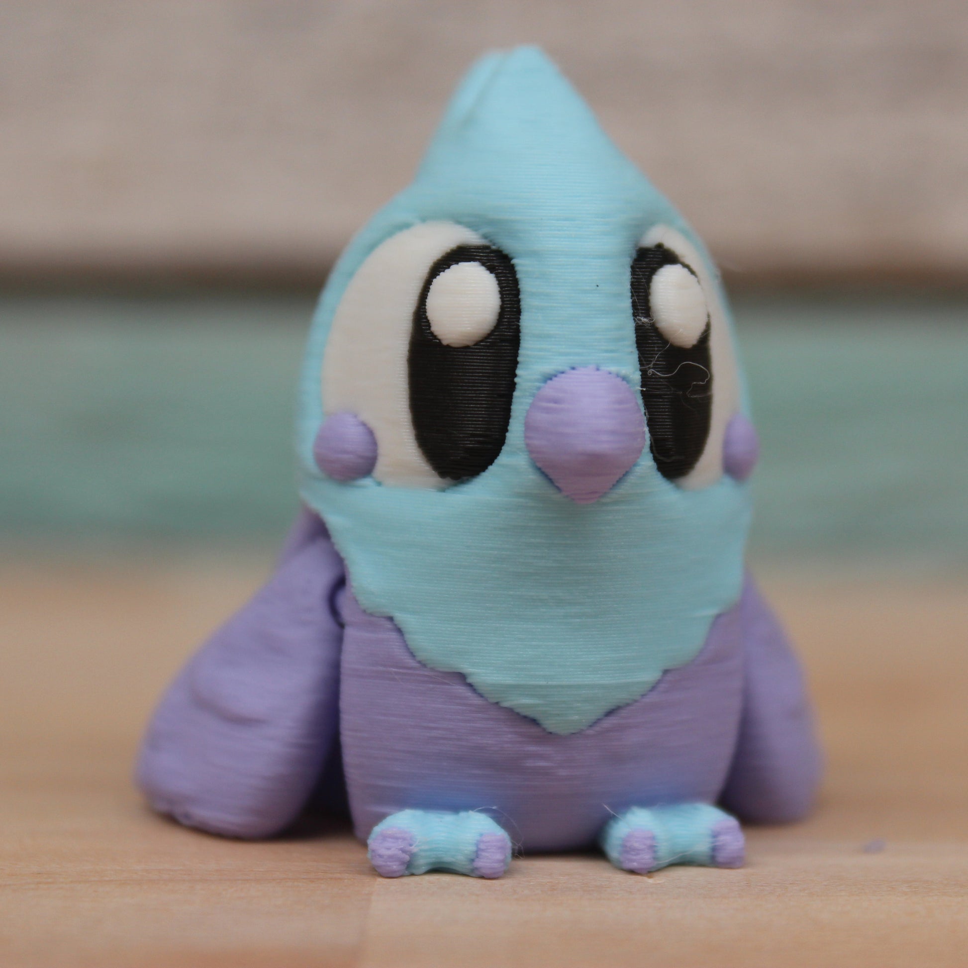 Mavis the Blue and Purple Bird