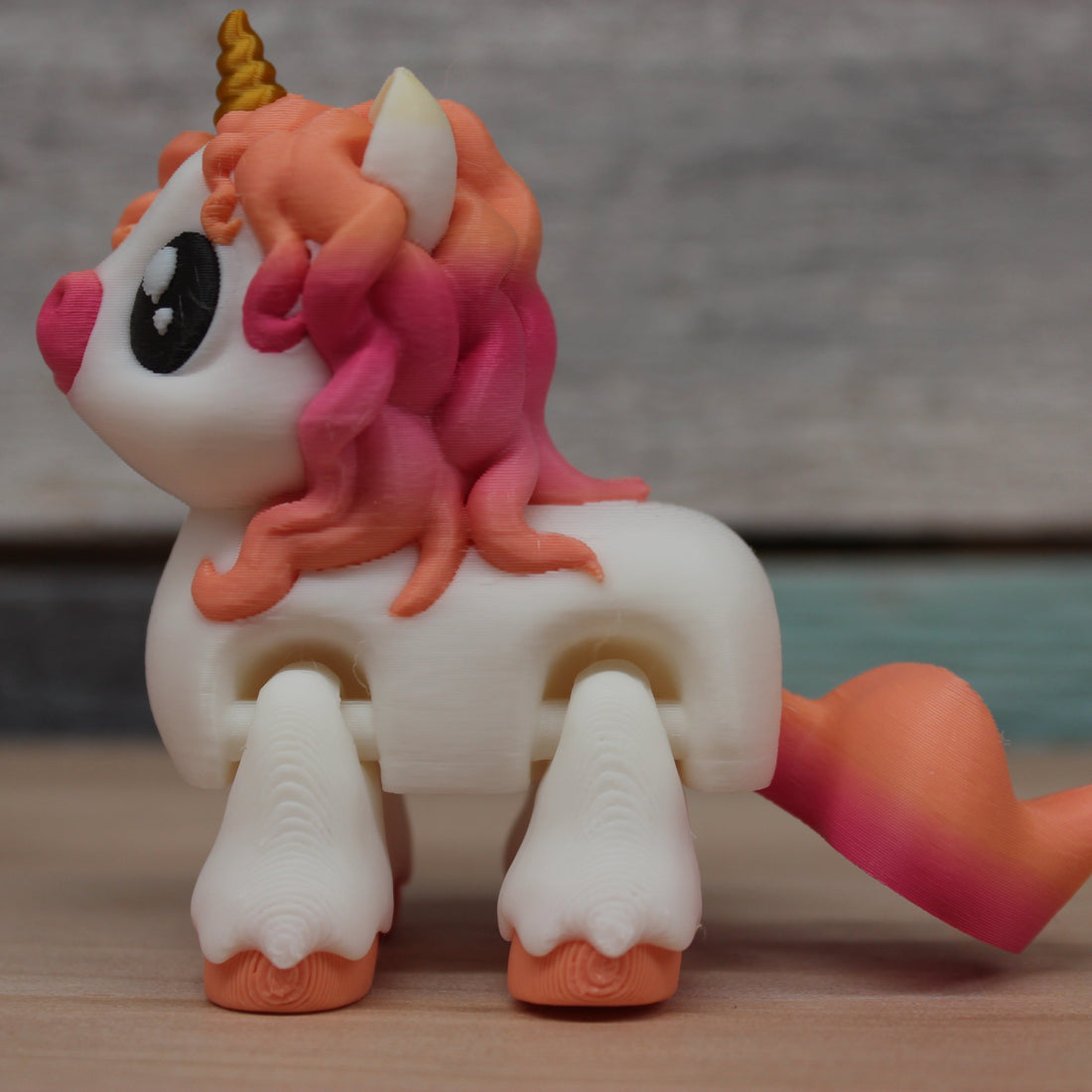 Roxy the Unicorn – Articulating Fidget Toy SMALL – Colors Vary!