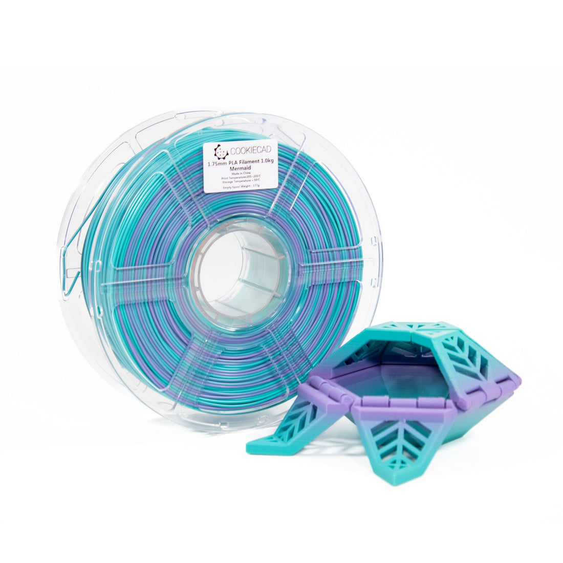 Mermaid (purple, blue & green) PLA Filament 1.75mm, 1kg