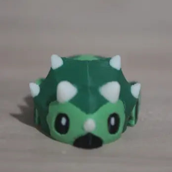 Mini Triceratops Light & Dark Green RS3D