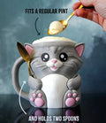 Cuddles the Cat Ice-Pint Holder