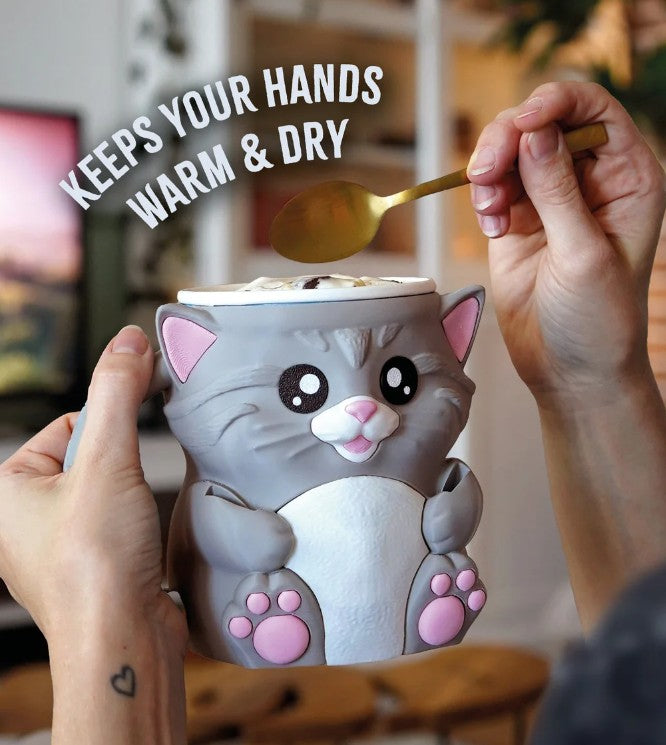 Cuddles the Cat Ice-Pint Holder