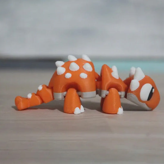 Mini Ankylosaurus Orange