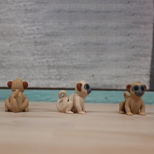 Mini Light Brown Monkey