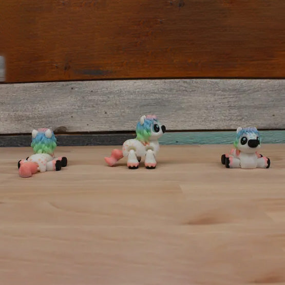 Mini Rainbow Horse